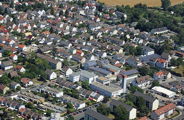 aerial view of Egelsbach Aerial view of Egelsbach, by Zoonar Volker Rauch