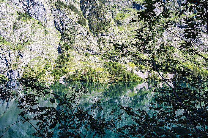 Blick auf den Obersee im Berchtesgadener Land View of the Obersee in the Berchtesgadener Land, by Zoonar Rico K dder