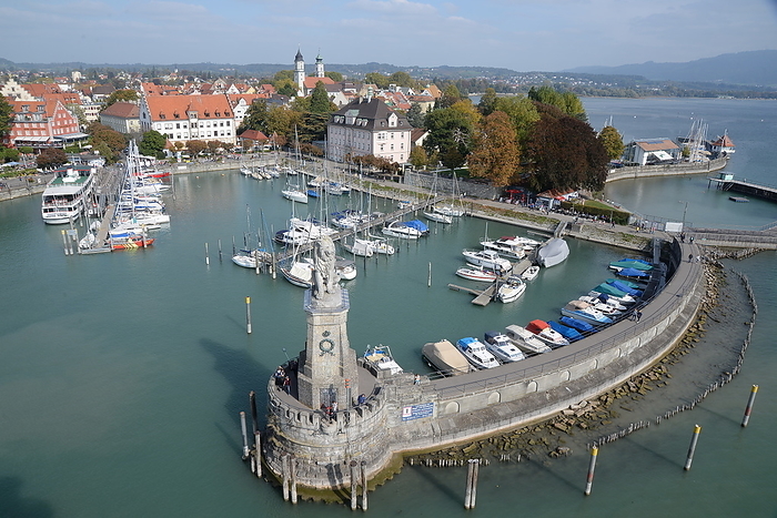 View from the lighthouse at Lindau harbor View from the Lighthouse at Lindau Harbor, by Zoonar Volker Rauch