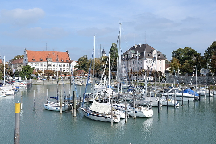 Harbor in Lindau on Lake Constance Harbor in Lindau on Lake Constance, by Zoonar Volker Rauch