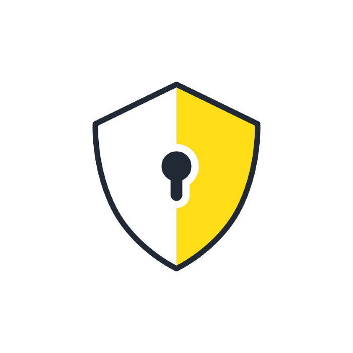 Security simple vector icon illustration