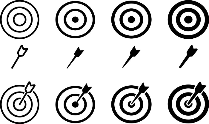 Simple bow and arrow and target set