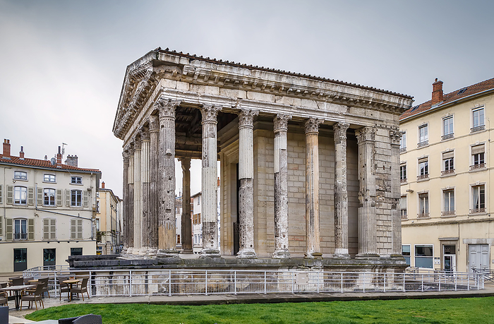 Temple of Augustus and Livia, Vienne, France Temple of Augustus and Livia, Vienne, France, by Zoonar Boris Breytma