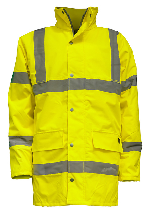 Isolated Yellow Hi Vis Jacket Isolated Yellow Hi Vis Jacket, by Zoonar Roy Henderson