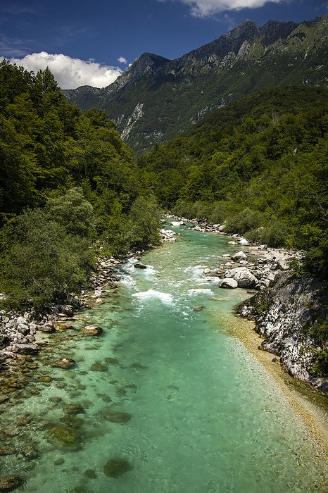 Soca river in Slovenia in summer Soca River in Slovenia in Summer, by Zoonar Bernd Juergen