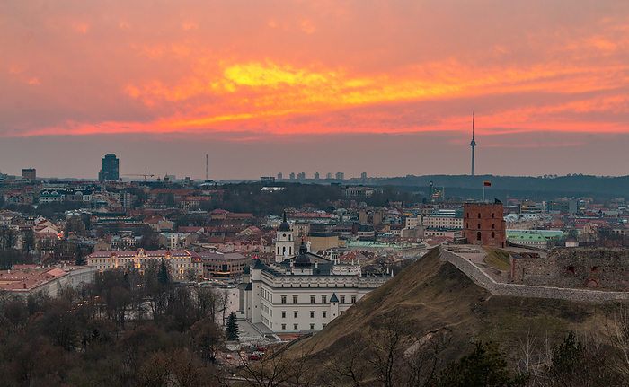 Vilnius Sunset Vilnius Sunset, by Zoonar Bruno Coelho