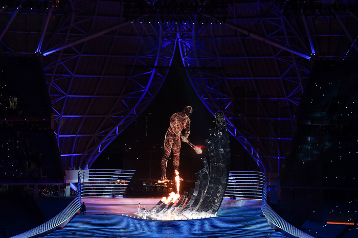 Hangzhou Asian Games 2022 Opening Ceremony Flame Torch Relay september 23, 2023 : opening ceremony Opening Ceremony at Hangzhou Olympic Sports Centre Stadium during the 2022 China Hangzhou Asian Games  Photo by AFLO SPORT   Photo by AFLO SPORT 