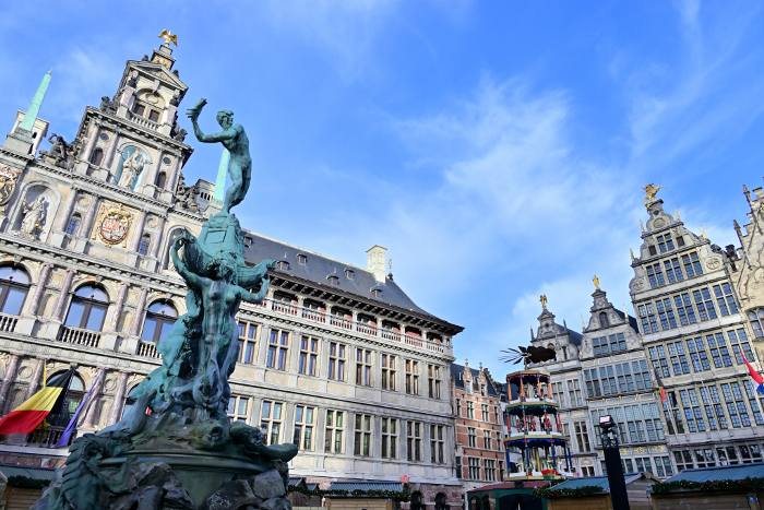 Marktplatz Antwerp City Hall and Guildhouse