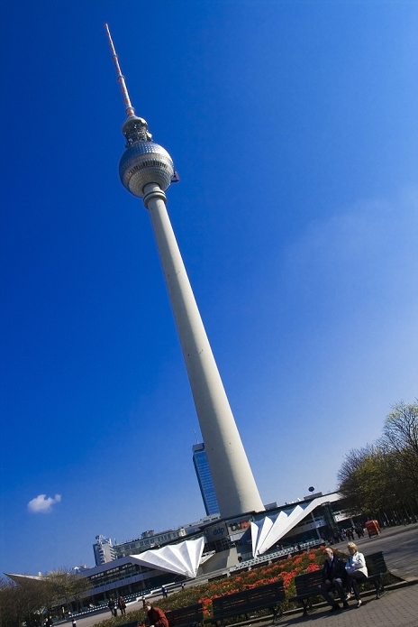 Berlin Tower, Germany Fernsehturm, television tower on Alexanderplatz Square, Berlin, Germany, Europe  Keyword: Alexander Alexanderplatz architecture attraction attractions Berlin blue building buildings capital capitals cities city scape city scapes cityscape cityscapes day daylight daytime during Europe European exterior exteriors famous Federal Fernsehturm FRG German Germany known landmarks landmarks major metropolis of on outdoor photo photos Platz renowned Republic scape scapes seeing shot shots sight sights site sites sky Square telecommunication telecommunications television the tourism tourist touristic touristically touristy tower towers towns towns TV urban view views well well known worth