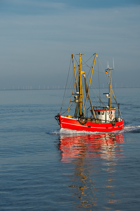 Fishing trawler, North Sea, Schleswig Holstein, Germany Fishing Trawler, North Sea, Schleswig Holstein, Germany, by Zoonar Conny Pokorny