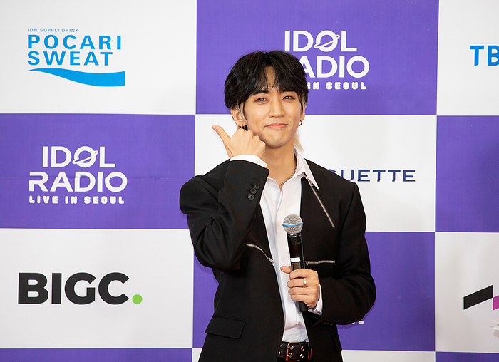 The red carpet event of  IDOL RADIO LIVE in SEOUL  Lee Seung Yoon, September 23, 2023 : South Korean singer Lee Seung Yoon attends the red carpet event of  IDOL RADIO LIVE in SEOUL  hosted by MBC  Idol Radio  at the Seoul World Cup Stadium in Seoul, South Korea.  Photo by Lee Jae Won AFLO 