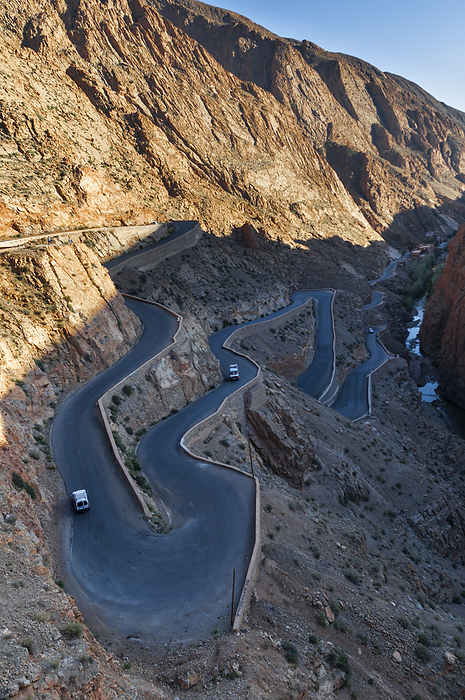 Pass road in the Dades Valley, road of the Kasbahs in the south of Morocco, Africa. Pass road in the Dades Valley, road of the Kasbahs in the south of Morocco, Africa., by Zoonar Uwe Bauch
