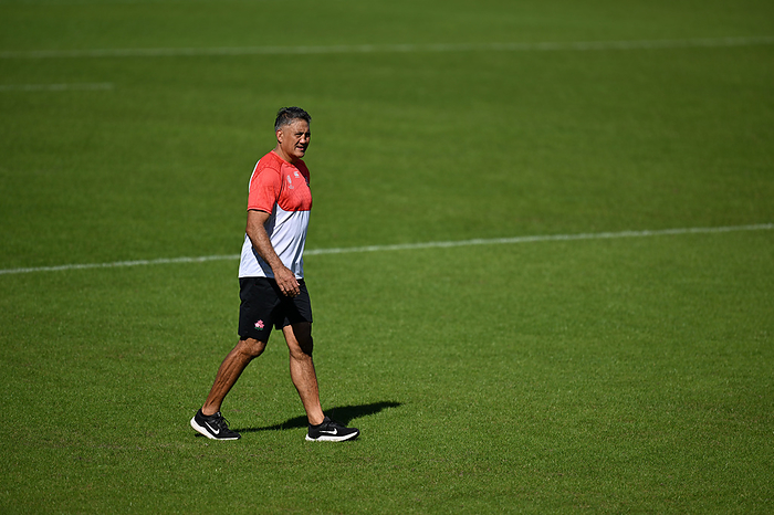 2023 Rugby World Cup   One day practice before the World Cup Jamie Joseph head coach  JPN  SEPTEMBER 27, 2023   Rugby :. 2023 Rugby World Cup training session at stade Toulousain in Toulouse, France.  Photo by MATSUO.K AFLO SPORT 