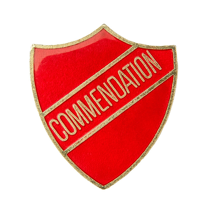 Isolated School Commendation Badge Isolated School Commendation Badge, by Zoonar Roy Henderson