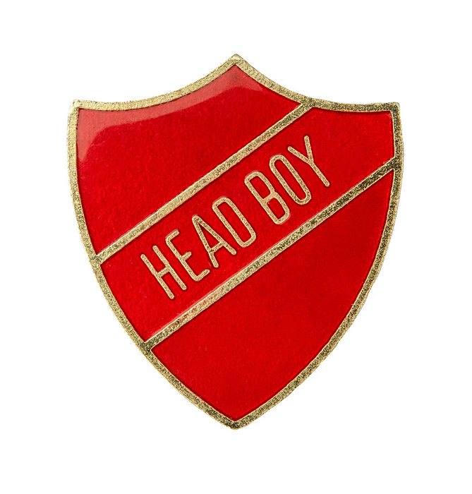 Isolated School Head Boy Badge Isolated School Head Boy Badge, by Zoonar Roy Henderson