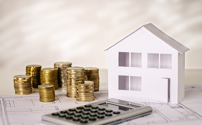 Calculation of the cost of a property Calculation of the cost of a property, by Zoonar gopixa