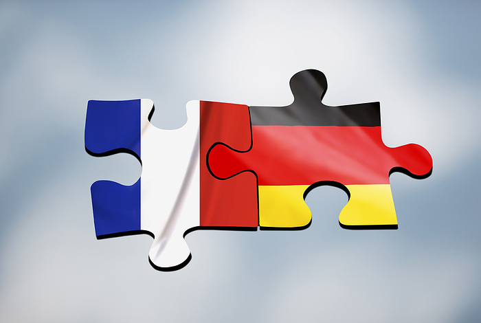 Close relations between France and Germany Close relations between France and Germany, by Zoonar gopixa