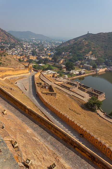 Pathway of Amber Fort used for elephant rides for tourists. Jaipur, Rajasthan, India. Pathway of Amber Fort used for elephant rides for tourists. Jaipur, Rajasthan, India., by Zoonar RealityImages