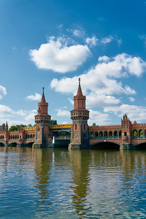 The Oberbaum Bridge over the river Spree, a landmark of the city of Berlin The Oberbaum Bridge over the river Spree, a landmark of the city of Berlin, by Zoonar HEIKO KUEVERL