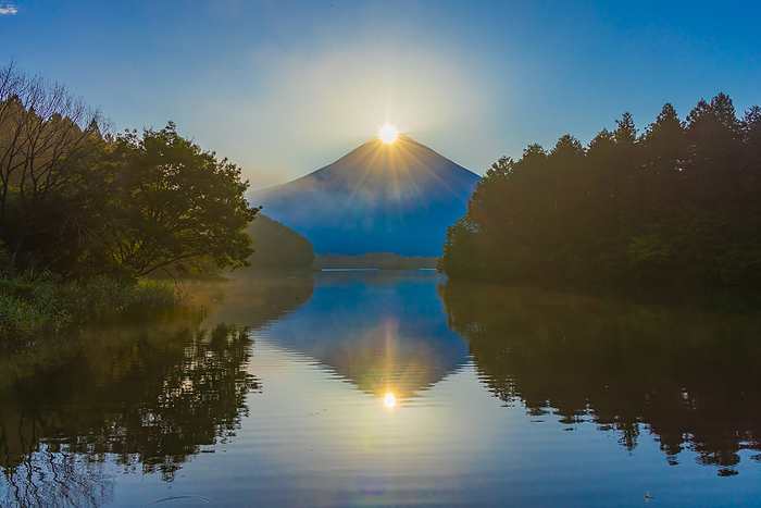 Double Diamond Fuji, Lake Tanuki, Shizuoka Pref.