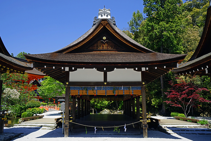 World Heritage Site Kamigamo Shrine Hashiden  Maiten  Kyoto Pref.                                