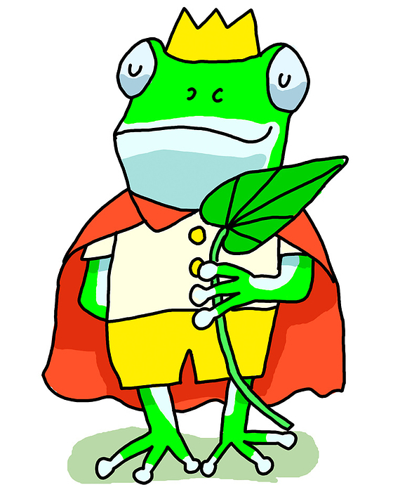 Illustration King of Frogs