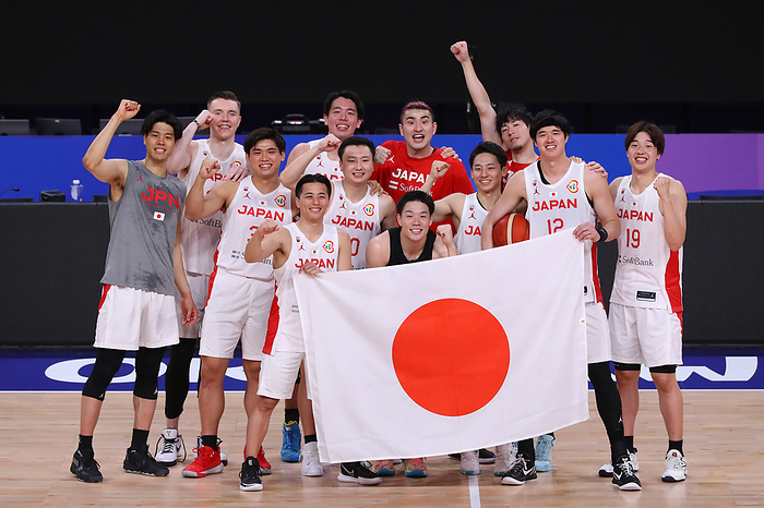 2023 FIBA Basketball World Cup Standings: Japan Qualifies for Paris Olympics Japan players celebrate their 2024 Olympic berth after winning the FIBA Basketball World Cup 2023 Classification Round 17 32 Group O game between Japan 80 71 Cape Verde at Okinawa Arena in Okinawa, Japan, September 2, 2023.  Photo by Yoshio Kato AFLO 