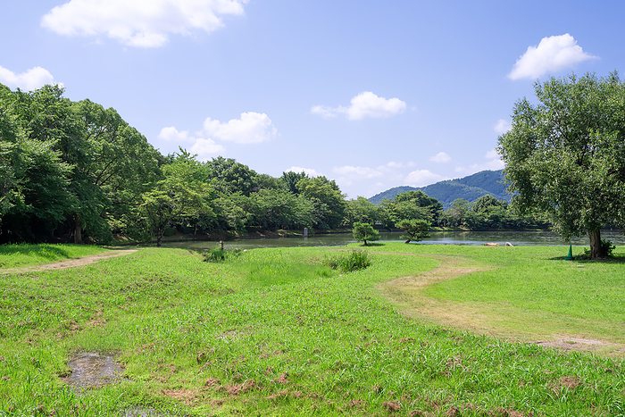 Daikakuji Temple, Osawa Pond, Sagano, Kyoto Kikugashima  island  