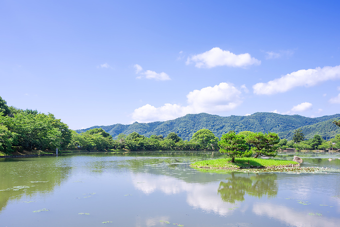 Daikakuji Temple, Osawa Pond, Sagano, Kyoto Kikugashima, Arashiyama in the borrowed scenery 
