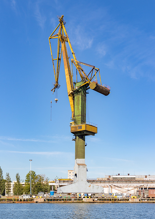 Shipyard Crane Shipyard Crane, by Zoonar Bruno Coelho