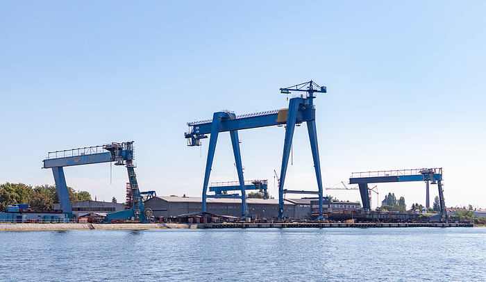 Shipyard Cranes Shipyard Cranes, by Zoonar Bruno Coelho