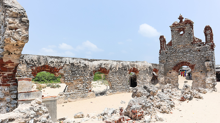 Ruined fallen walls of St. Antony s Church During the 1964 Rameswaram Cyclone, Dhanushkodi, Rameswaram, Tamilnadu, India. Ruined fallen walls of St. Antony s Church During the 1964 Rameswaram Cyclone, Dhanushkodi, Rameswaram, Tamilnadu, India., by Zoonar RealityImages