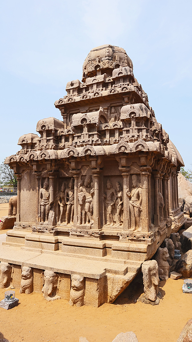 View of Arjuna Ratha, at Panch Rathas, Mahabalipuram , Tamilnadu, India View of Arjuna Ratha, at Panch Rathas, Mahabalipuram , Tamilnadu, India, by Zoonar RealityImages