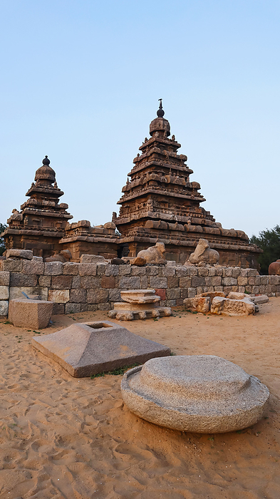 Beautiful Evening View Shore Temple, 8th century Hindu Temple, Mahabalipuram ,Tamilnadu, India Beautiful Evening View Shore Temple, 8th century Hindu Temple, Mahabalipuram ,Tamilnadu, India, by Zoonar RealityImages