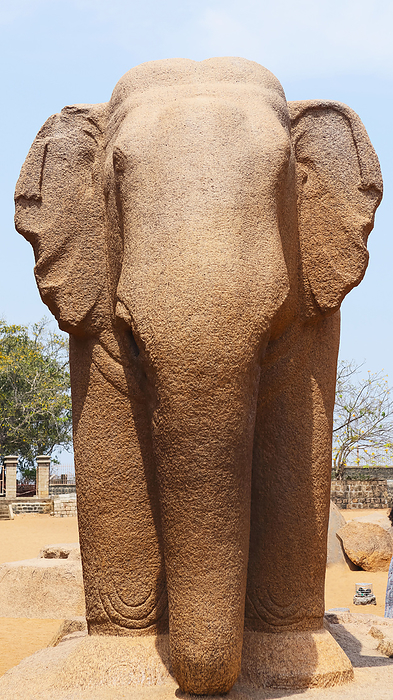 Large freestanding elephant sculpture at Five Rathas, Mahabalipuram, Tamilnadu, India Large freestanding elephant sculpture at Five Rathas, Mahabalipuram, Tamilnadu, India, by Zoonar RealityImages
