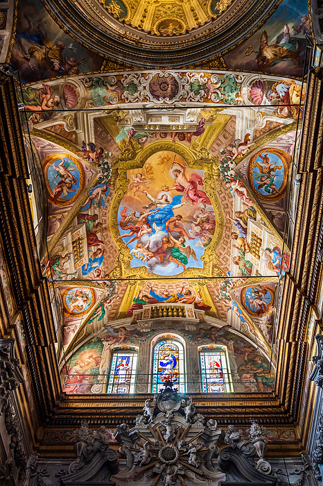 Inside the main Church of Finale Ligure Inside the main Church of Finale Ligure, by Zoonar fabio lotti