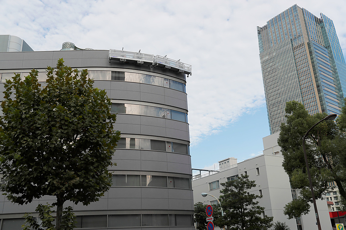Johnny   Associates logo removed from corporate HQ The logo of Johnny   Associates is removed from the entertainment agency s corporate headquarters in the Akasaka district on October 5, 2023 in Tokyo, Japan. The entertainment agency announced that it would change its name after revelations that its founder Johnny Kitagawa was involved in the sexual abuse of young entertainers. The new company name is set to be SMILE UP. and this entity plans to pay compensation to victims.  Photo by Makoto Takahashi AFLO 