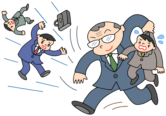 Business Illustrations - Restructuring and forced resignation