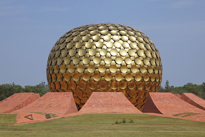 Pondicherry Auroville, India India, Pondicherry, Auroville  Matrimandir Sphere