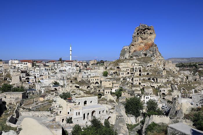 Ortahisar Castle Townscape Cappadocia