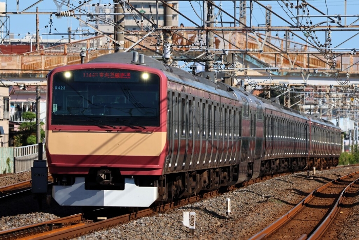 [JR East] Series E531 - Akaden - (Joban Line: Mabashi Station)