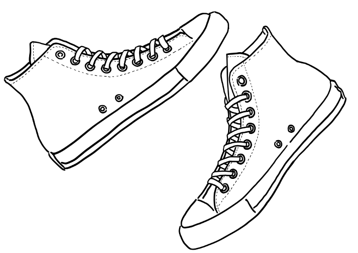 Clip art of Sneaker