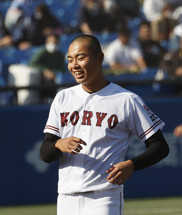 2023 Toshi Manabe  Koryo  Keita Manabe of the Koryo High School plays durig a baseball game at Jingu Stadium in Tokyo, Japan on November 19, 2022.