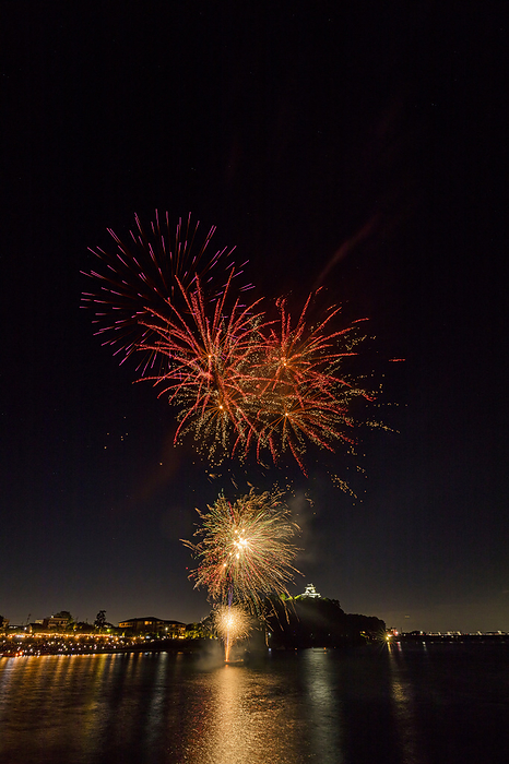 National Treasure Inuyama Castle and Fireworks