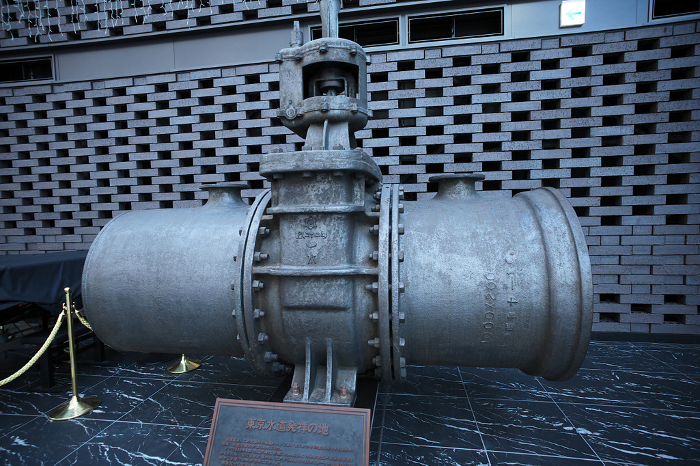 Butterfly valve of the former Yodobashi Water Filtration Plant