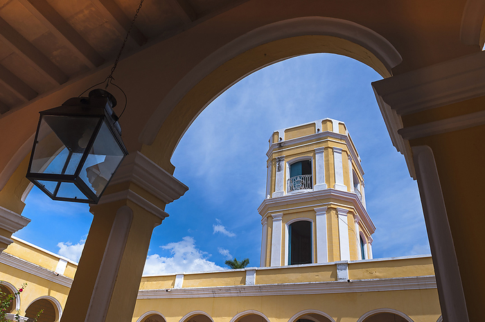 Cuba Interior Courtyard of Museo Romantico, Trinidad, Cuba, West Indies, Caribbean, by Alberto Biscaro   Design Pics