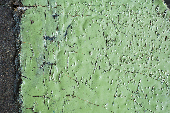 Close-up of Weathered Lead Paint, by Andrew Kolb / Design Pics