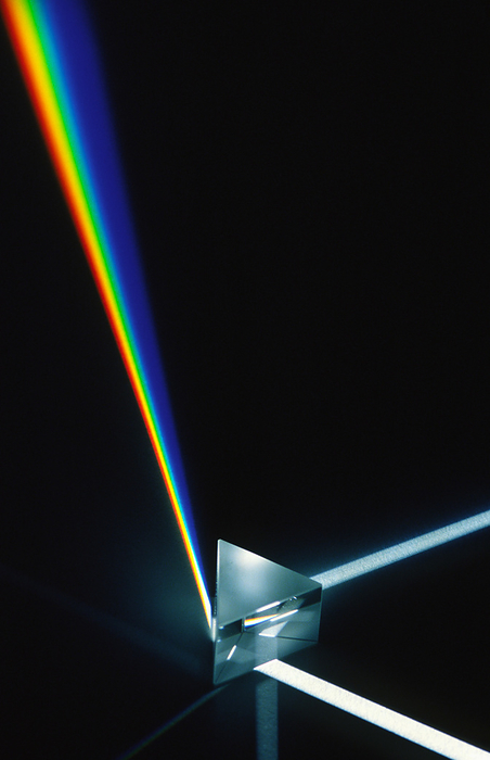 Light Refracting in Prism, by Colin Bourke / Design Pics
