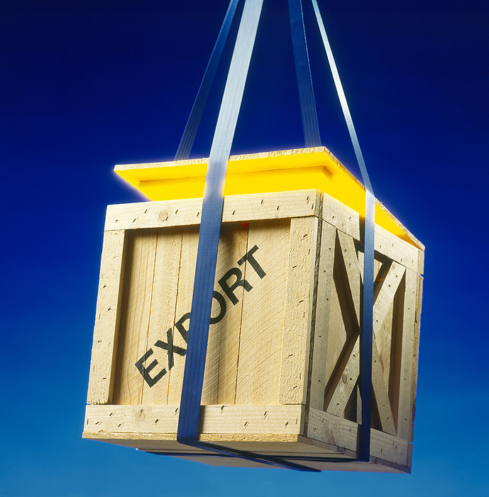 Lifting Export Crate, by Colin Bourke / Design Pics