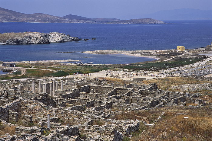 Greece Archaelogical Ruins, Delos, Greece, by Garry Black   Design Pics